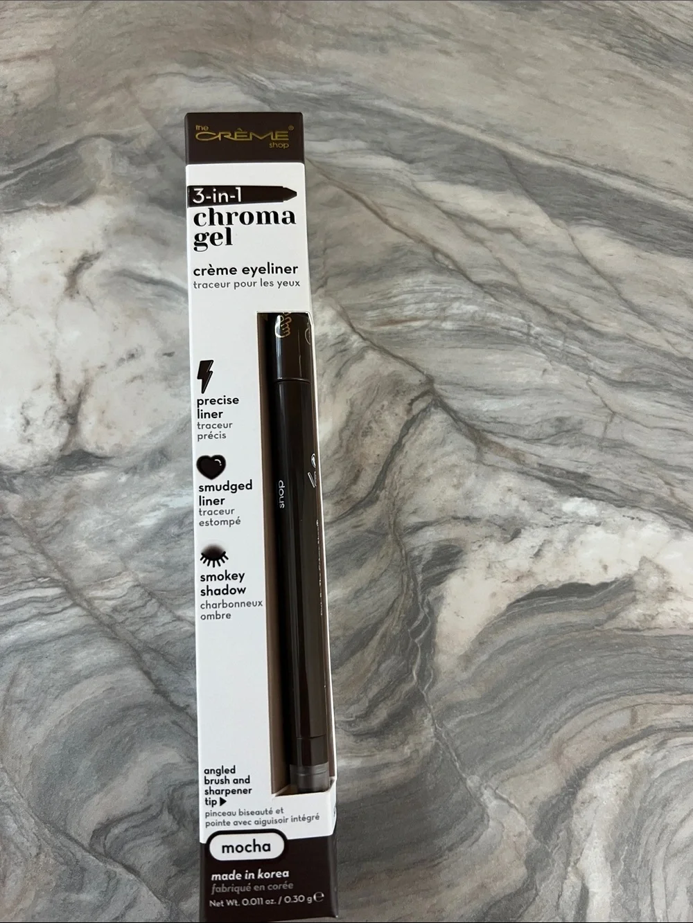 The Crème Shop 3-in-1 Chroma Gel Eyeliner - Mocha